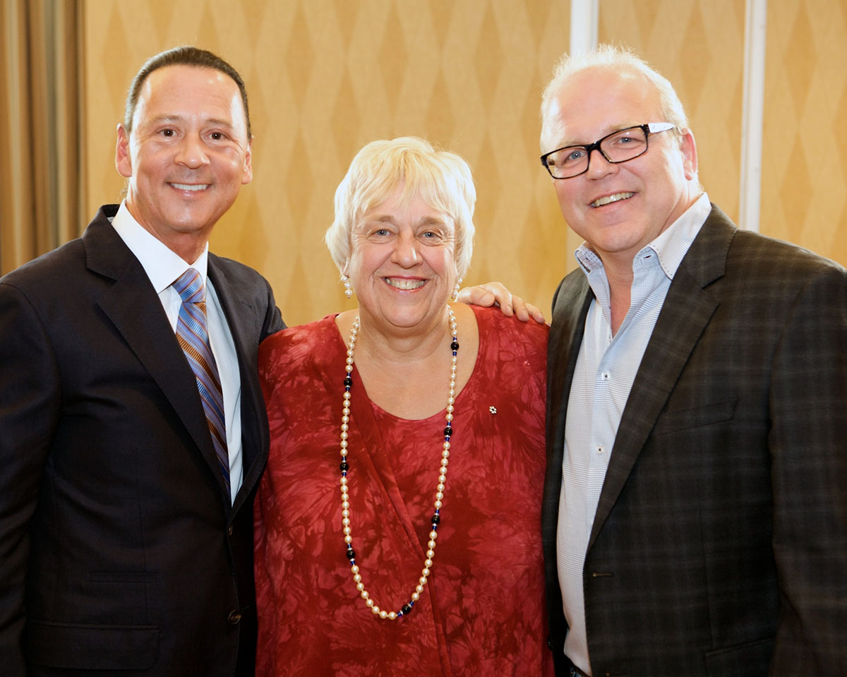 Leo Awards President Walter Daroshin, Anne Wheeler & Gary Harvey