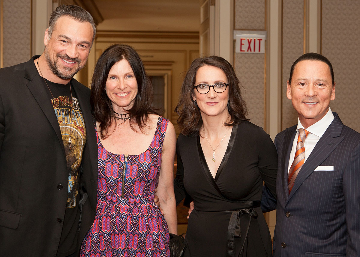 Aleks Paunovic, Deb Dillistone, Ellie Harvie & Leo Awards President Walter Daroshin