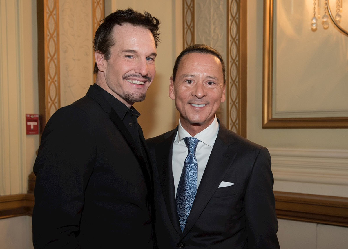 Michael Eklund & Leo Awards President Walter Daroshin