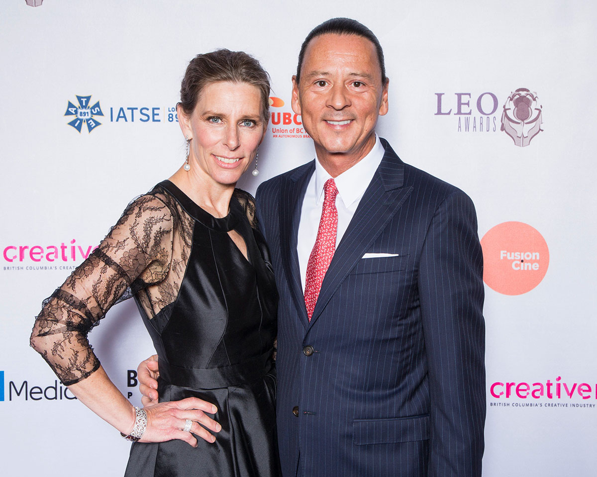 Tina Thorndycraft & Leo Awards President Walter Daroshin