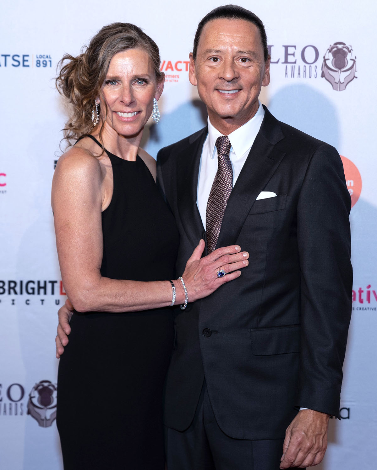 Tina Thorndycraft & Leo Awards President Walter Daroshin
