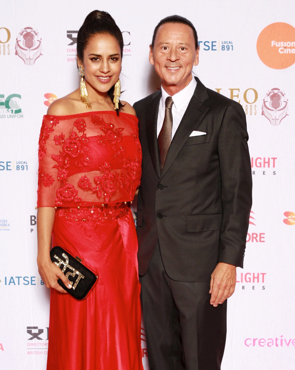 2019 Leo Awards – Agam Darshi & Leo Awards President Walter Daroshin